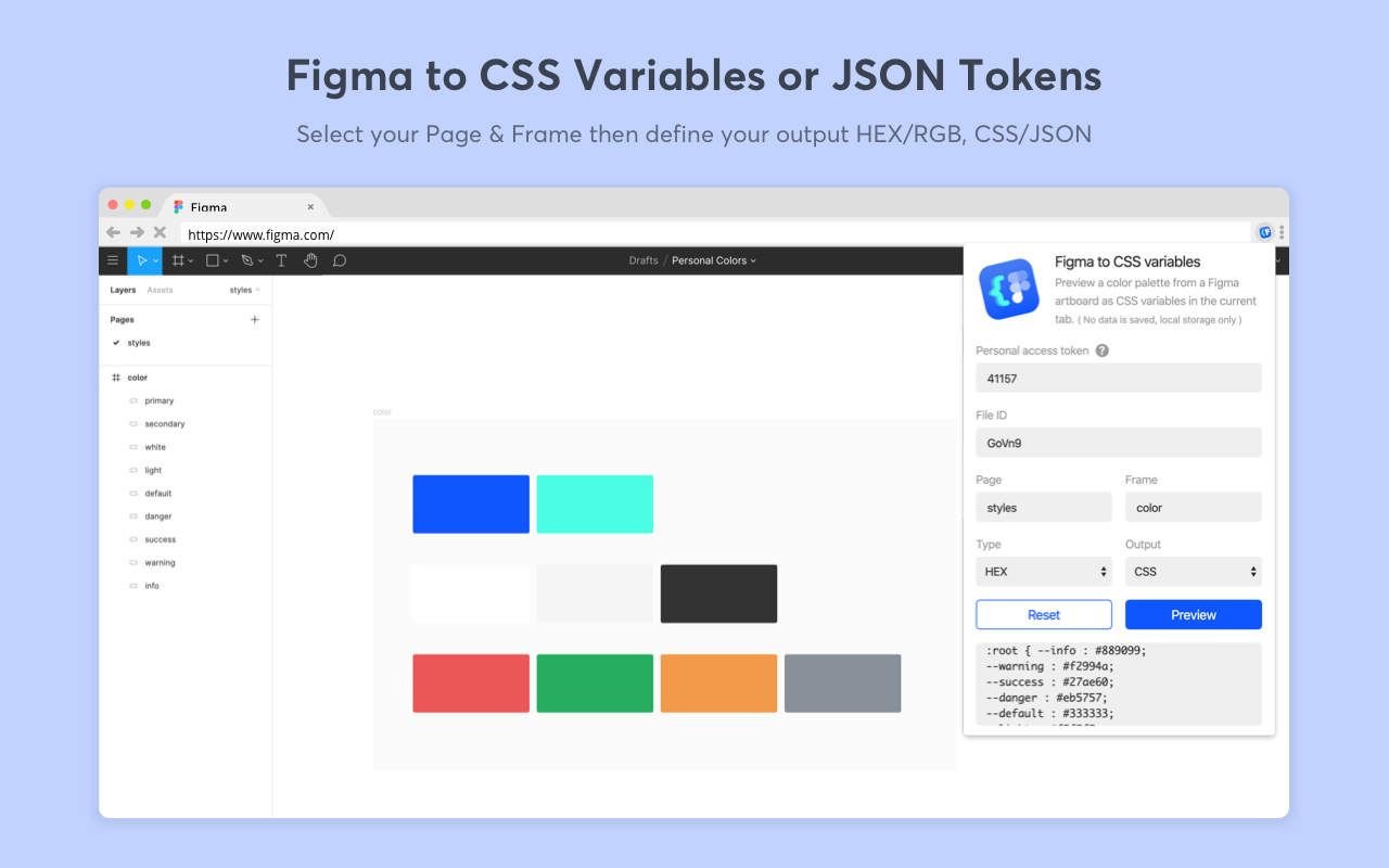 Figma to Tokens截图2