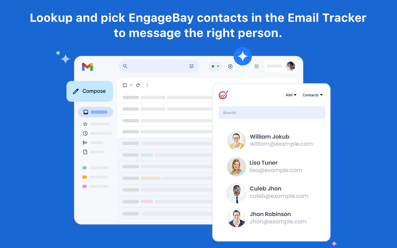 Free Email Tracker for Gmail - EngageBay截图2