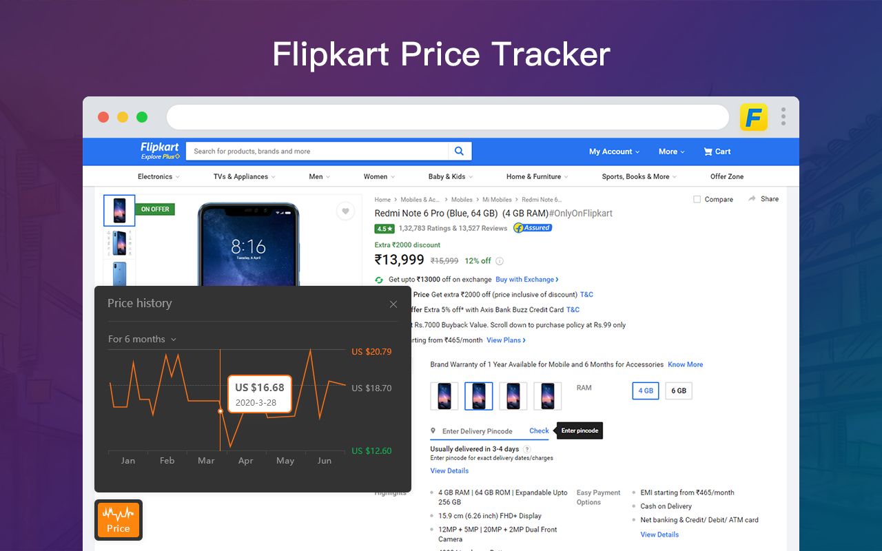 AliPrice Shopping Assistant for Flipkart截图1