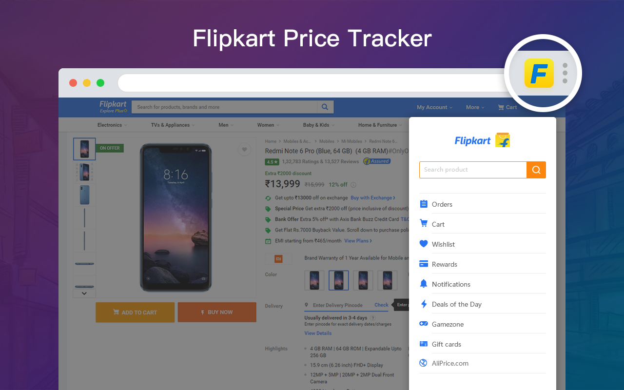 AliPrice Shopping Assistant for Flipkart截图2