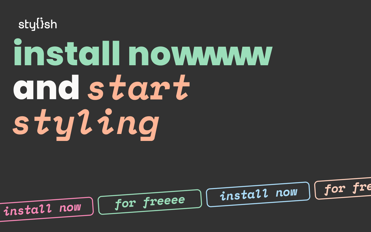 Stylish - Custom themes for any website截图2