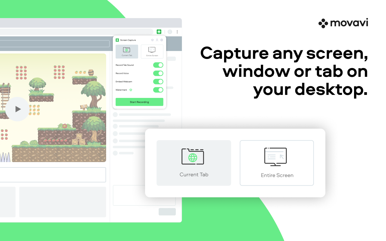 Movavi Screen Recorder for Chrome截图2