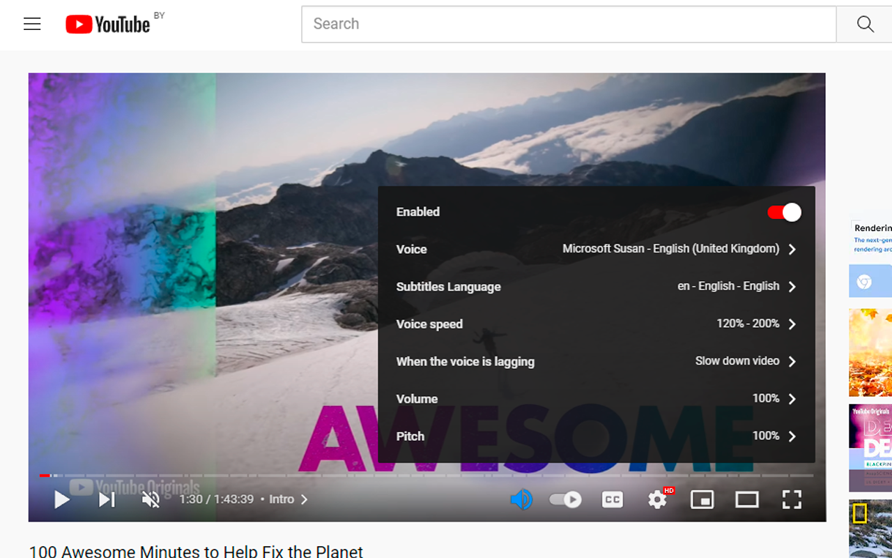 Speak Subtitles for YouTube截图5
