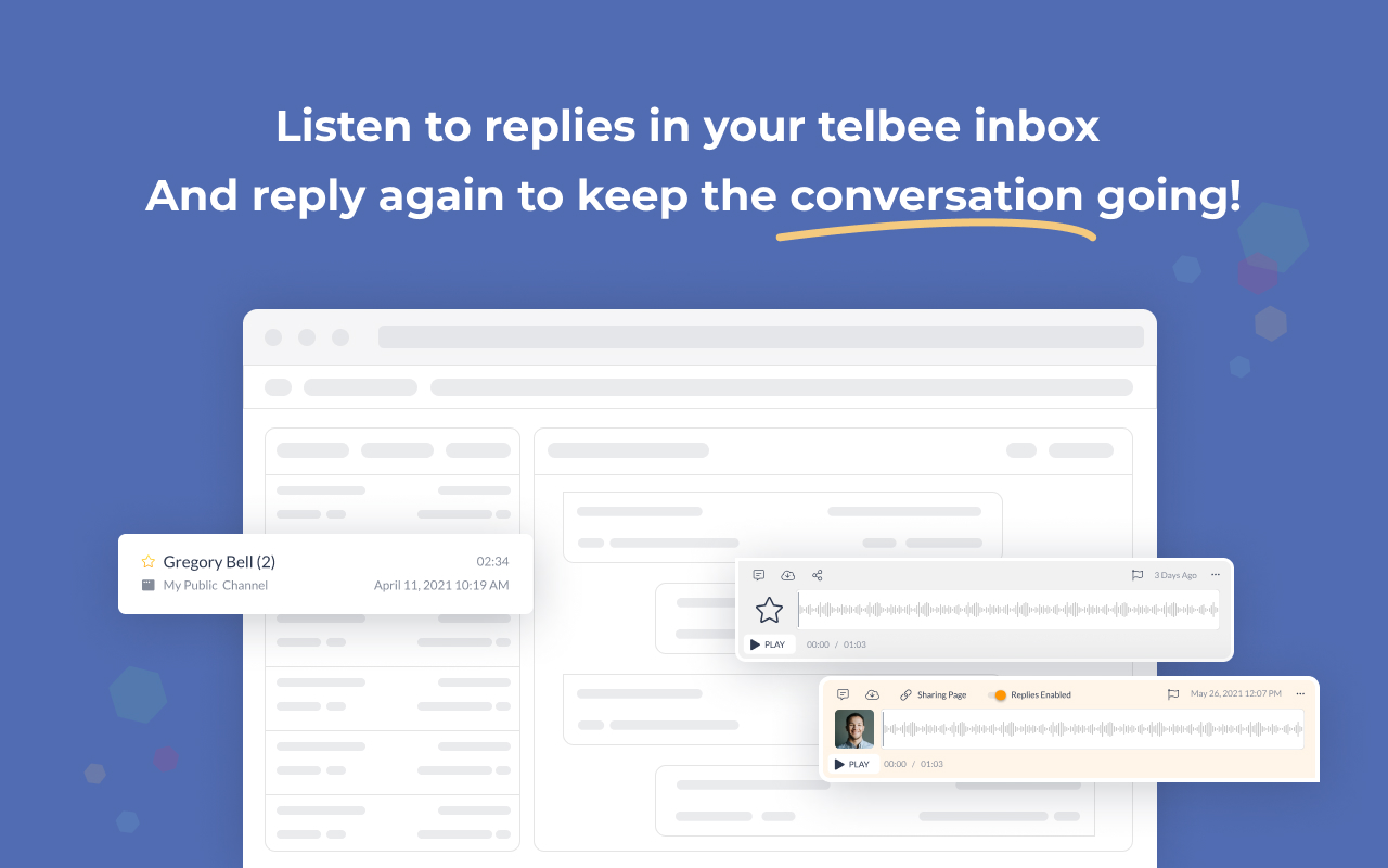 telbee voice messaging截图1