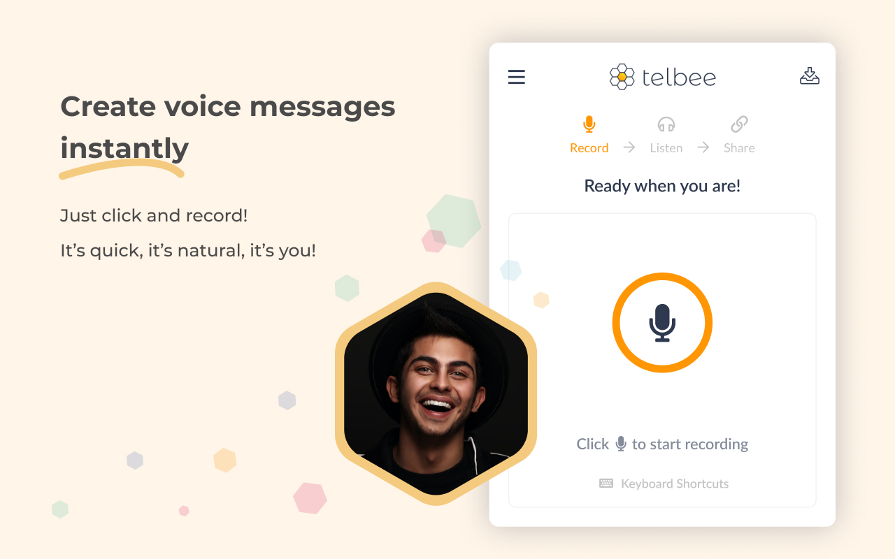 telbee voice messaging截图3