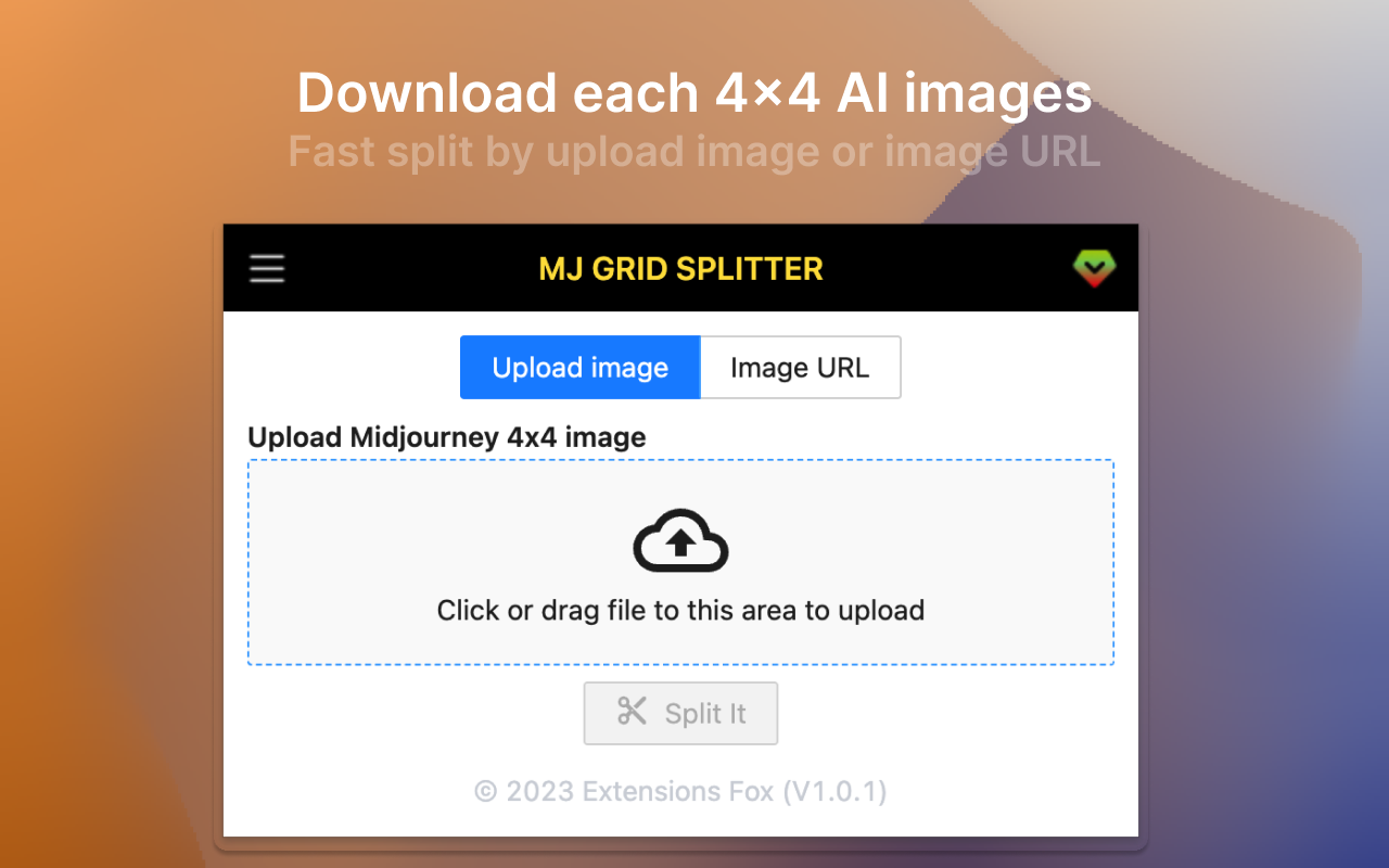 Midjourney Grid Splitter - Image Splitter截图1