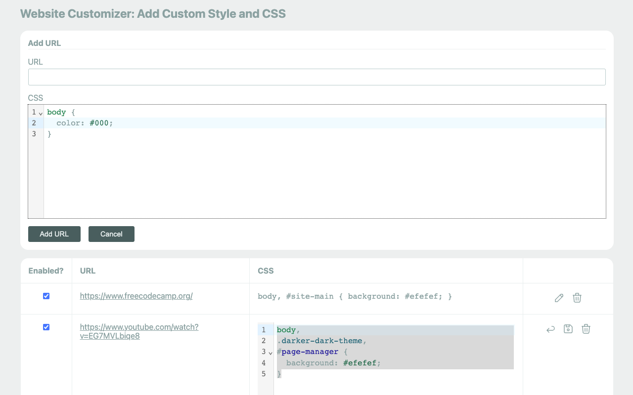 Website Customizer: Add Custom Style and CSS截图1