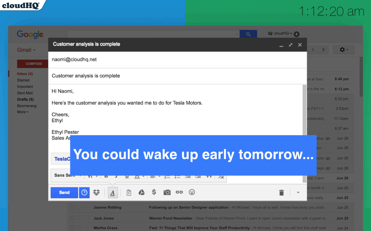 Schedule Email by cloudHQ截图1