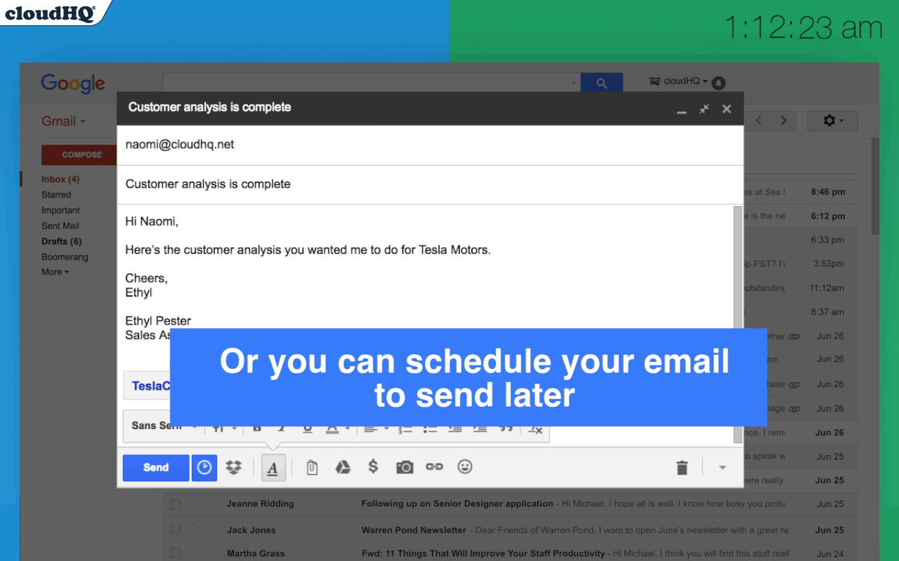 Schedule Email by cloudHQ截图2