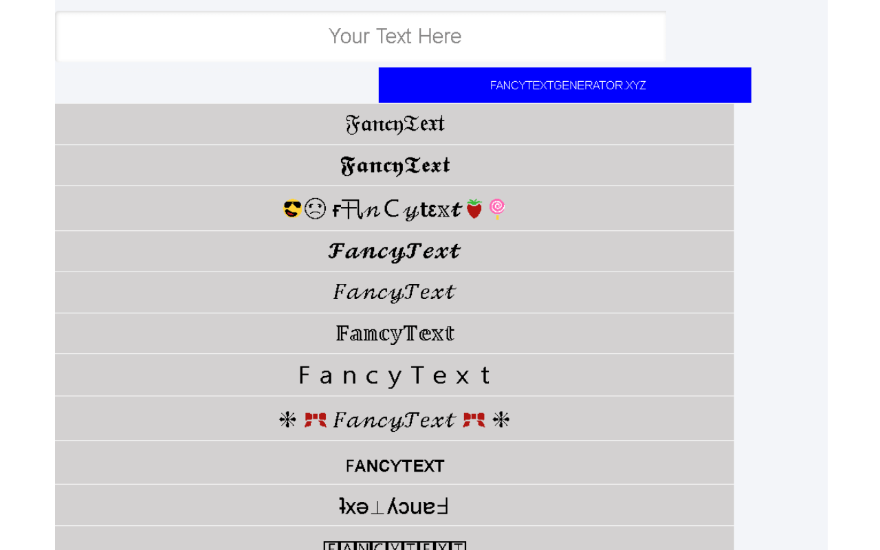Fancy Text Generator截图1