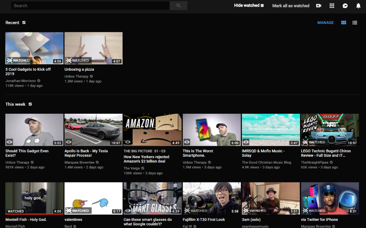 Better Subscriptions for YouTube™截图2