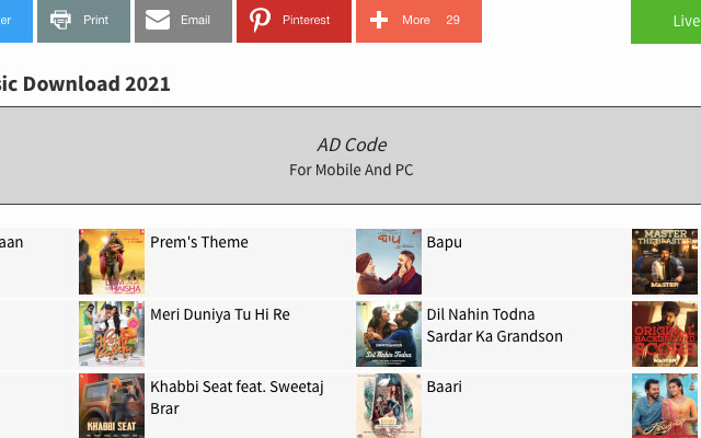 WebMusic - New MP3 Music Free Download截图1