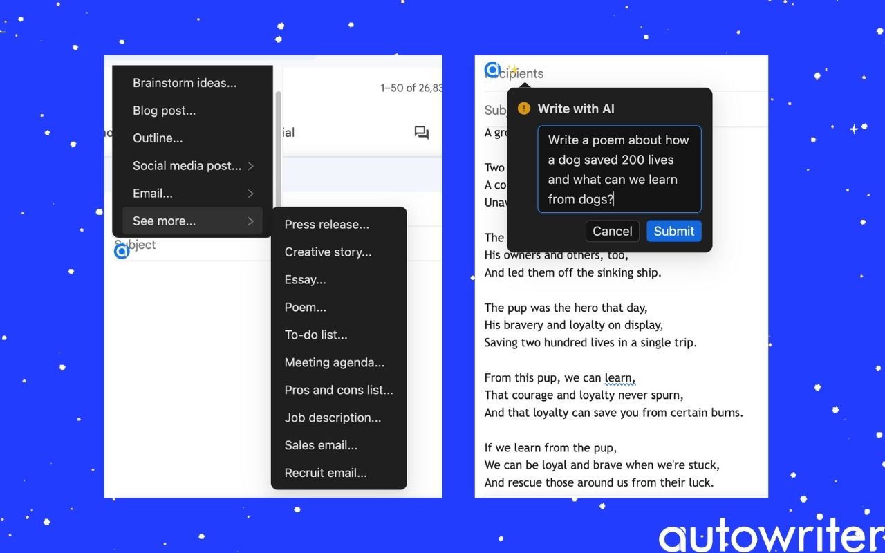 Autowriter | ChatGPT on Every Website截图1