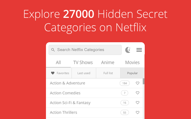 All Netflix Categories截图2
