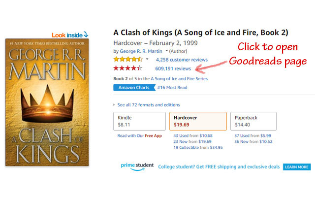 Goodreads ratings for Amazon截图1