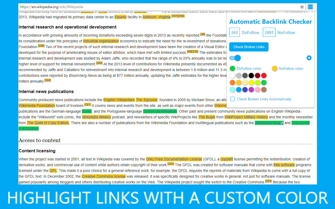 Automatic Backlink Checker截图4
