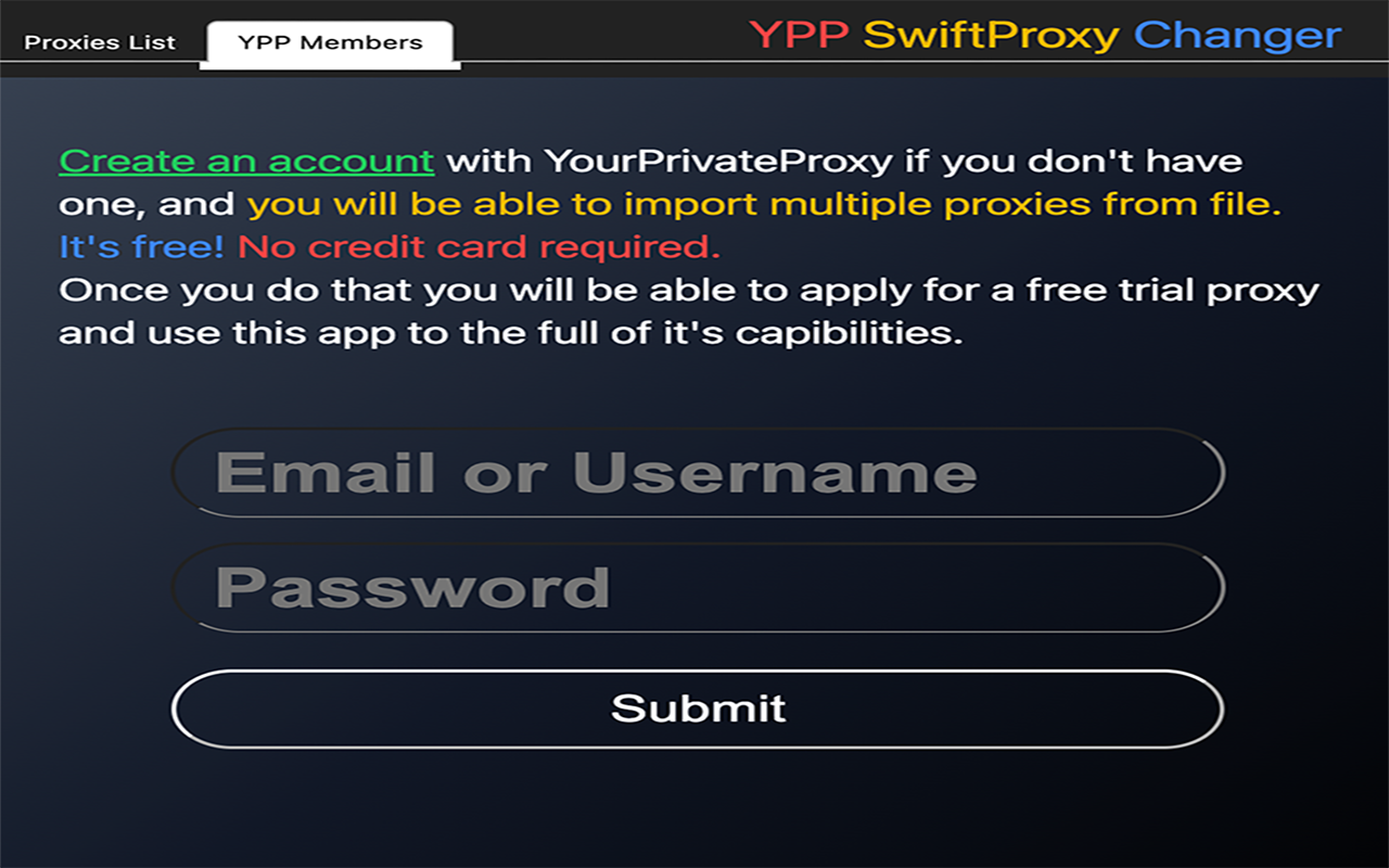 YPP SwiftProxy Changer截图2