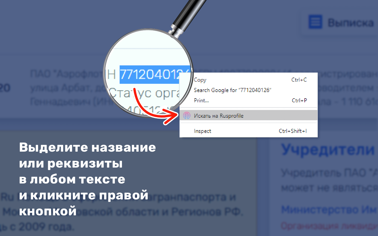 Rusprofile – быстрый анализ контрагентов截图3