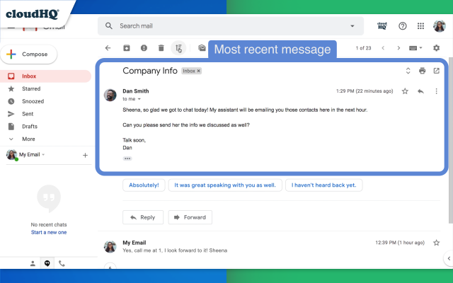Conversation Thread Reversal for Gmail™ by cloudHQ截图2