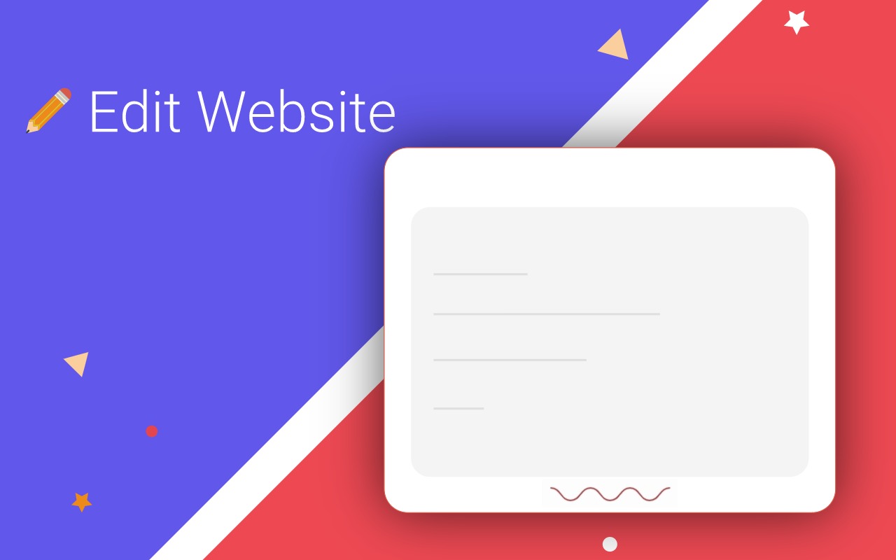 Edit Website Extension截图1