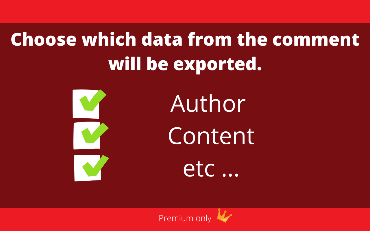 Comment Exporter for Youtube截图5