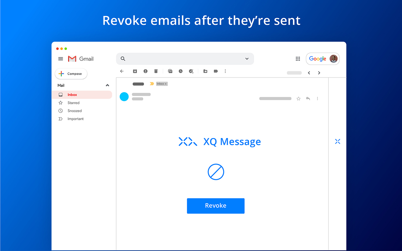 XQ Secure Gmail截图1