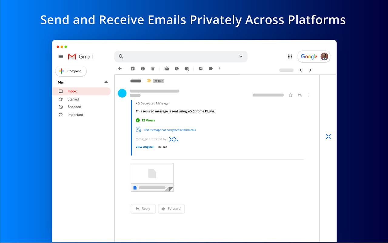 XQ Secure Gmail截图4