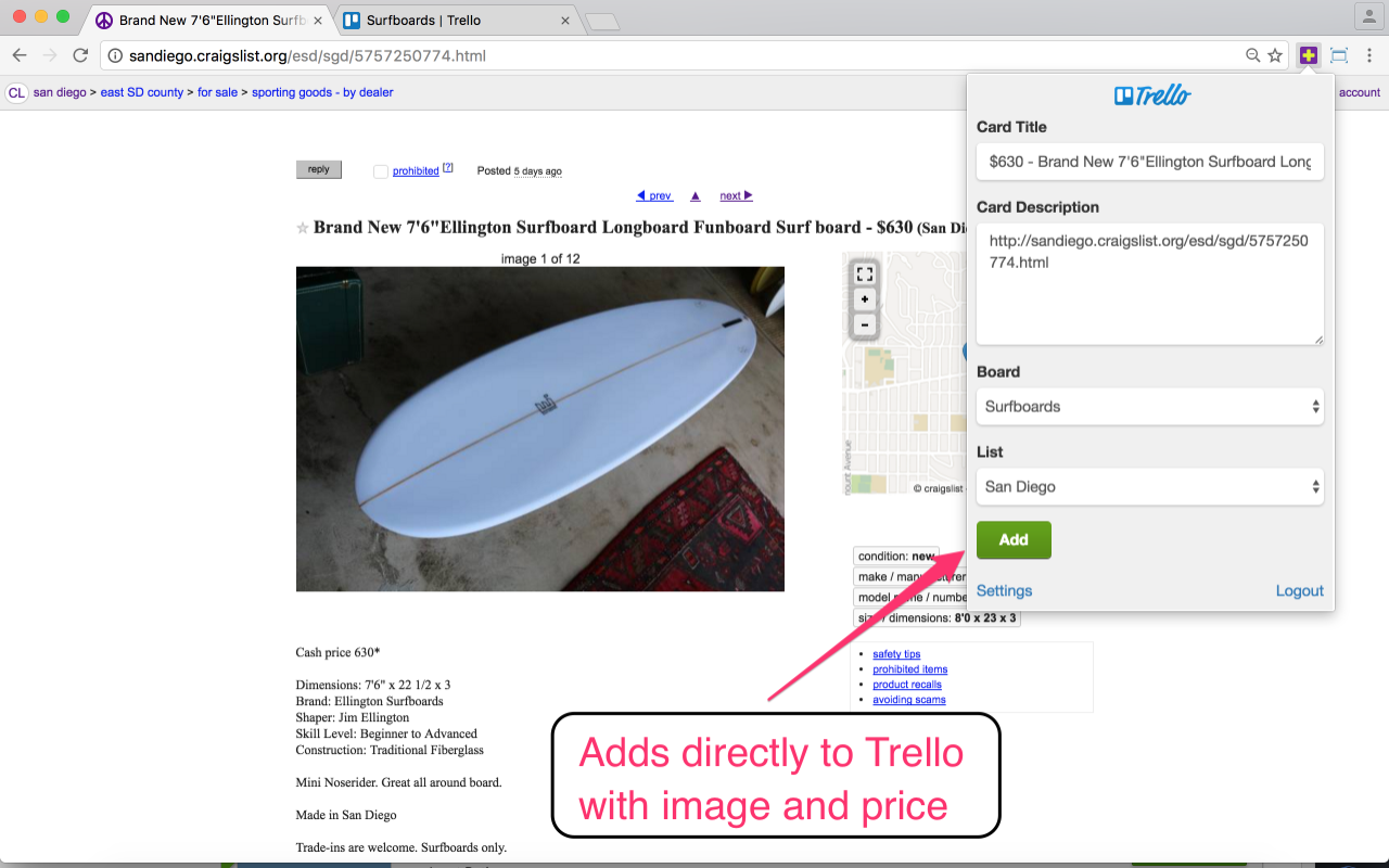 Craigslist to Trello截图1