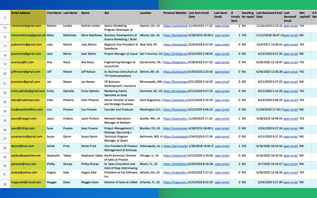 Email List Builder by cloudHQ截图2