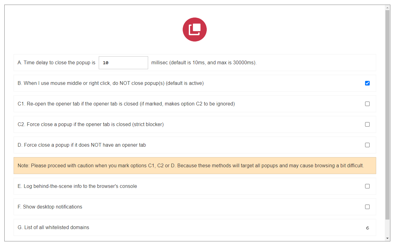 Popup Blocker (Lite)截图1