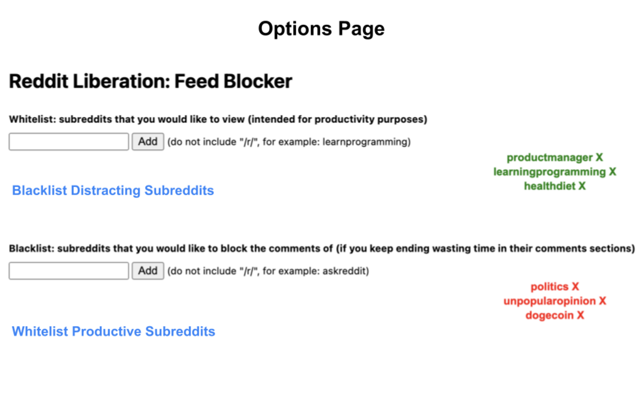 Reddit Liberation: Feed Blocker截图2