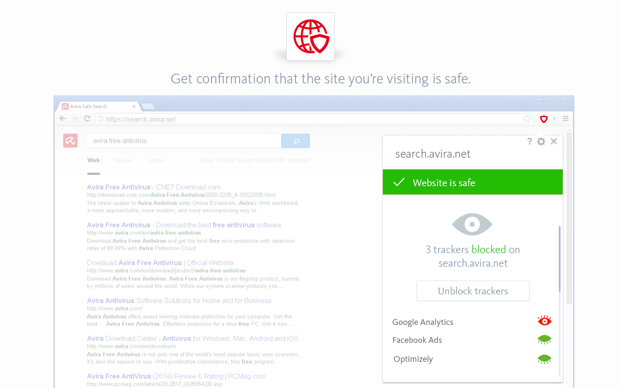 Avira 浏览器安全截图4