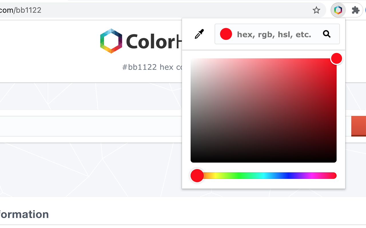 ColorHexa Search Tool截图2
