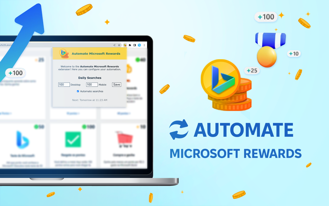 Automate Bing Rewards Searches截图1