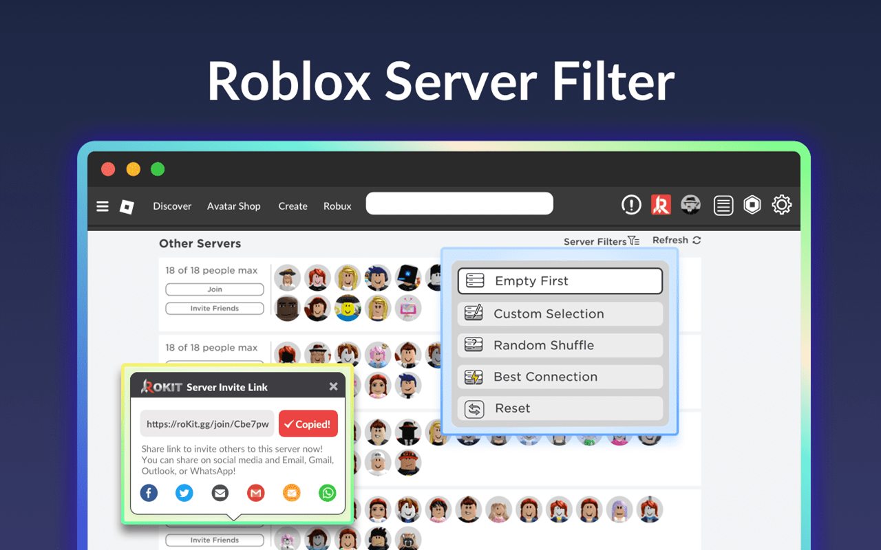 RoKit - Roblox WebKit. Best Roblox Enhancer截图4