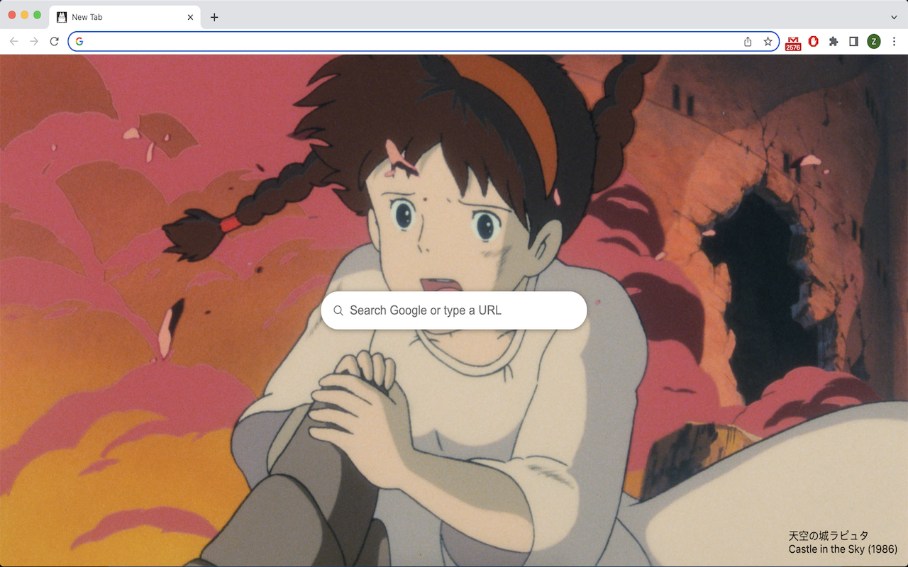 Studio Ghibli New Tab截图1