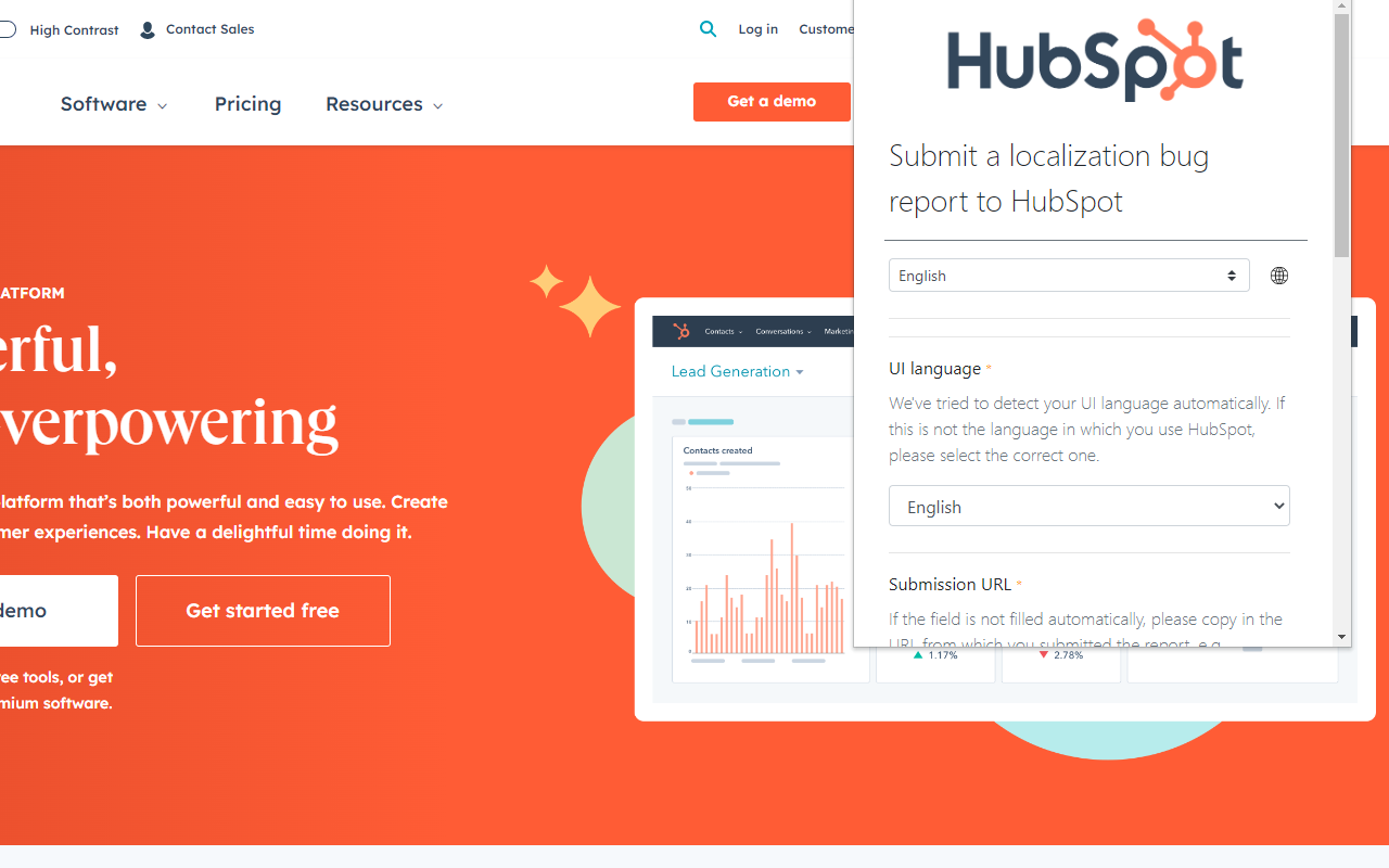 HubSpot Copy & Translation Bug Reporting截图3