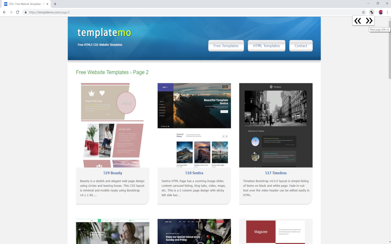 Previous / Next Page截图1