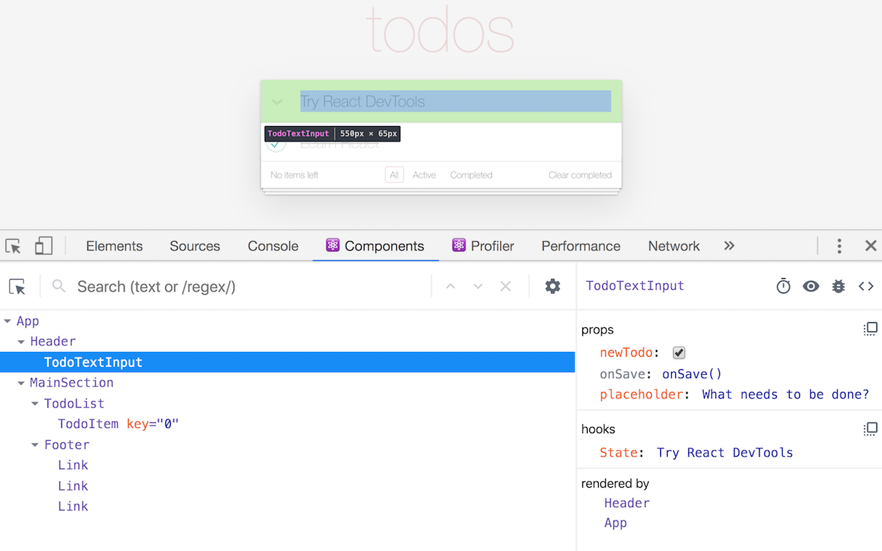 React Developer Tools截图1