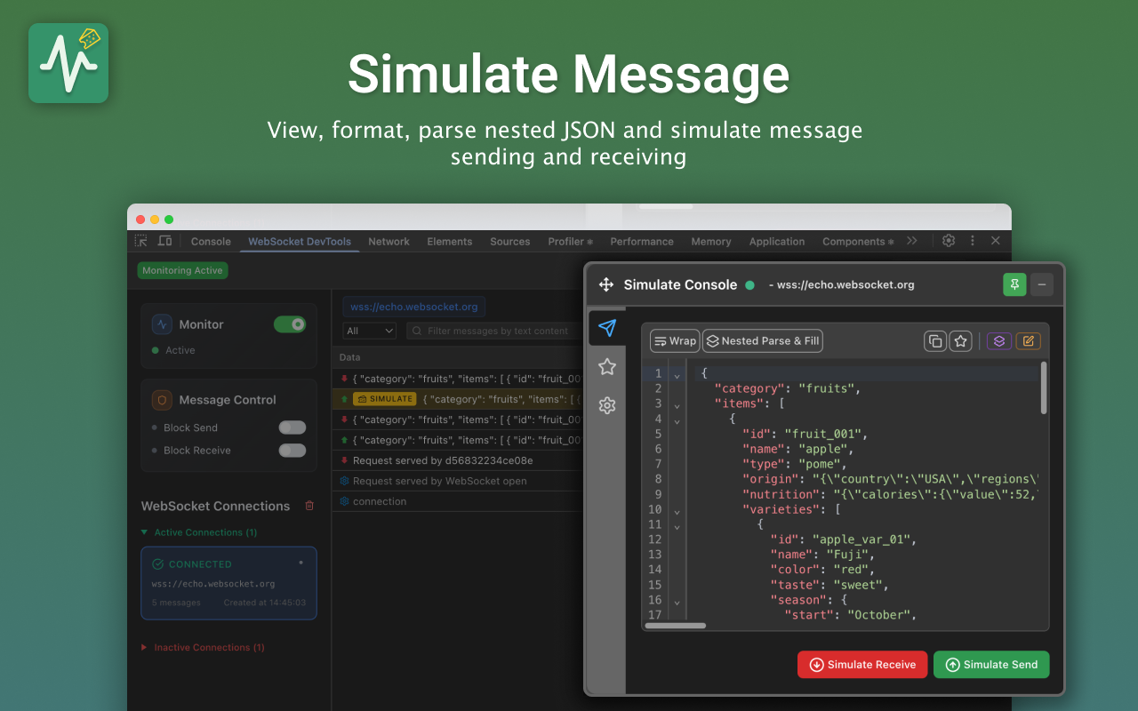 WebSocket DevTools截图3