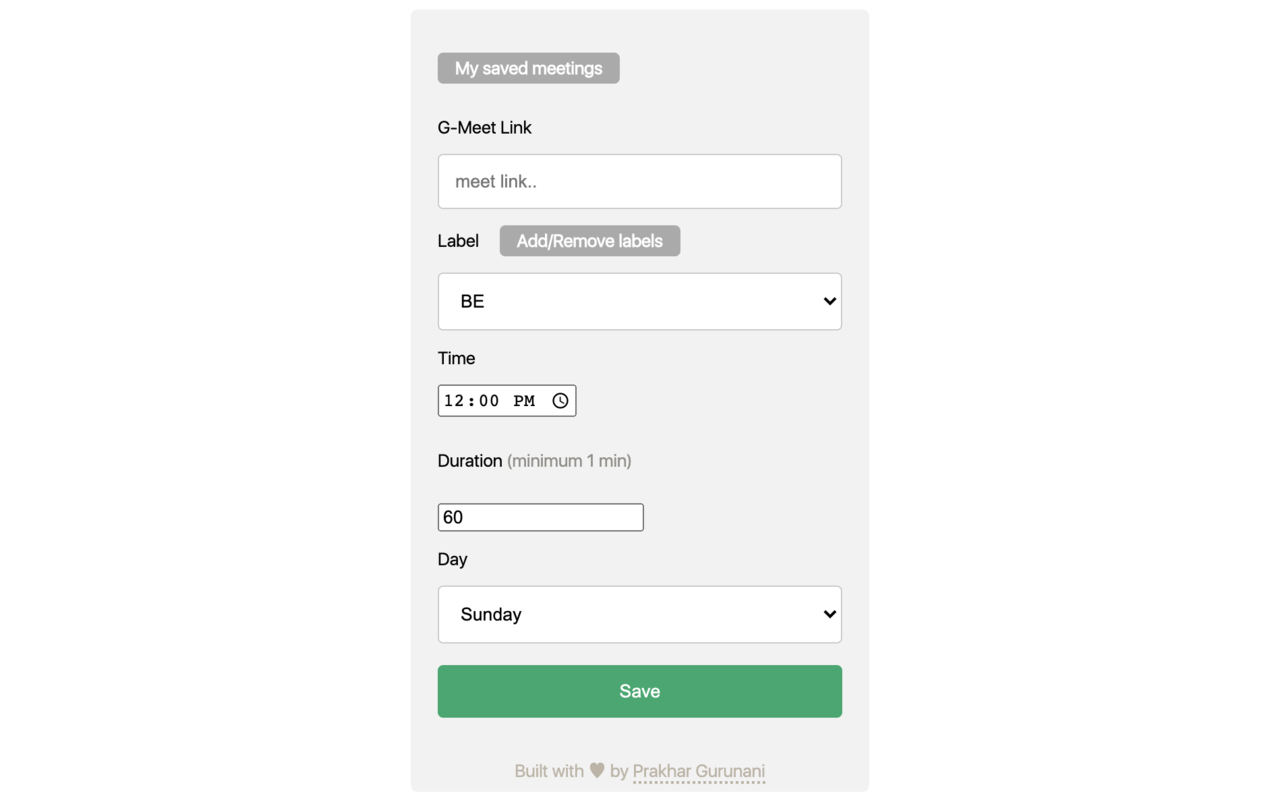 G-Meet Auto Join截图3