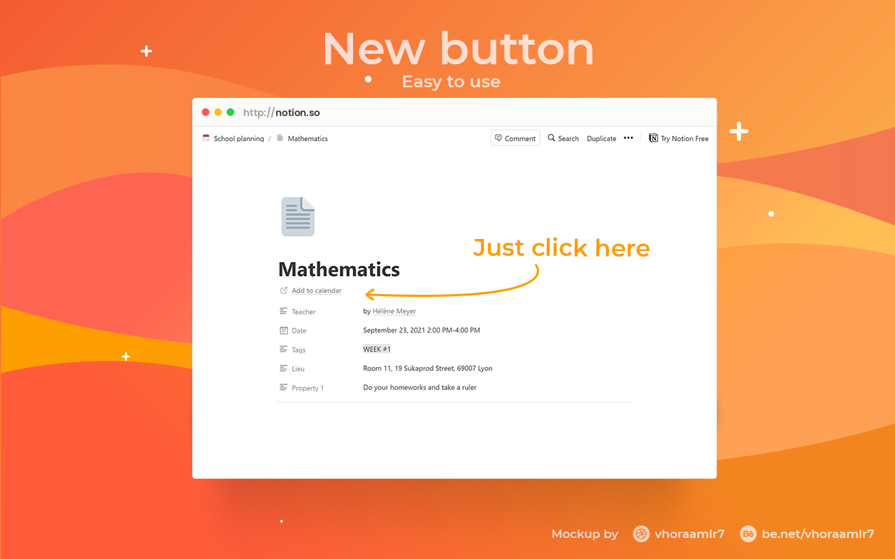 Notion - Add to calendar截图1