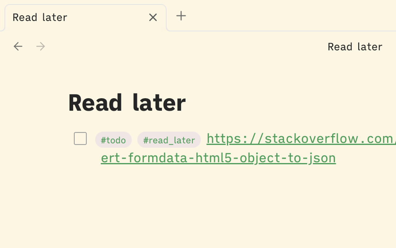 Obsidian Simple Read Later截图1