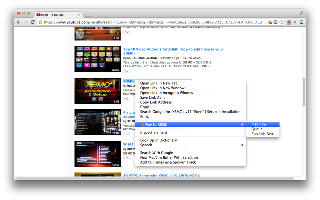 Play to Kodi截图1