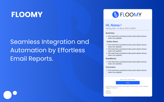 Floomy : Save time with Meeting Minutes (MOM)截图2