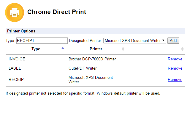 Chrome Direct Print截图1