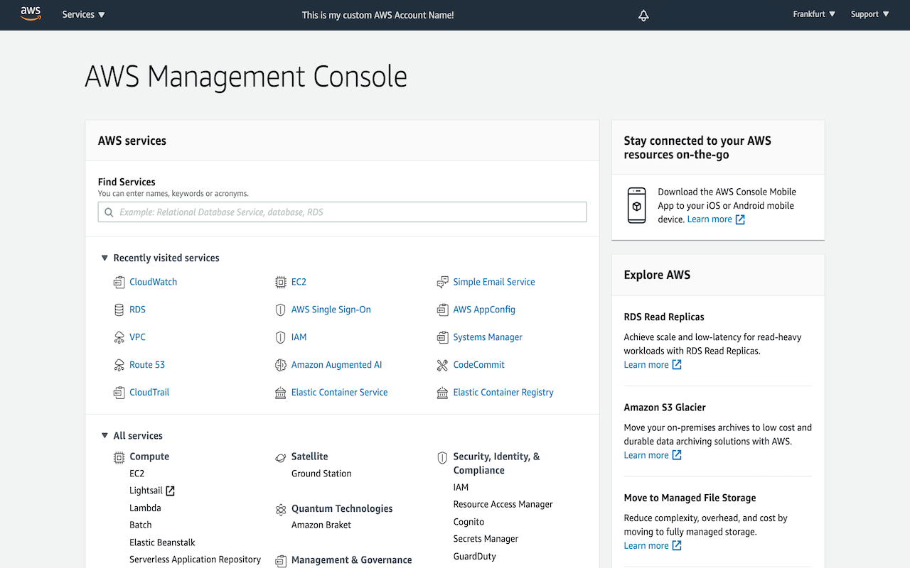 AWS Console Labels截图1
