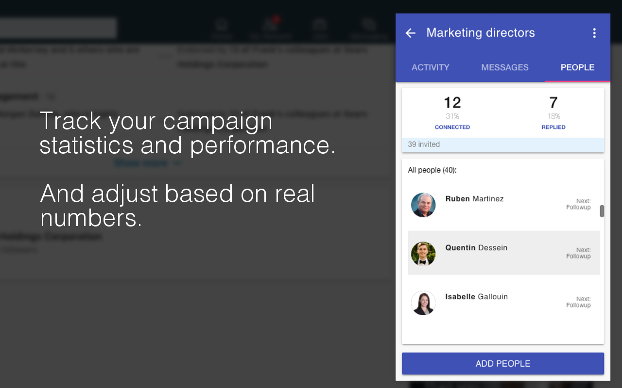 InTouch: LinkedIn auto connections & messages截图5