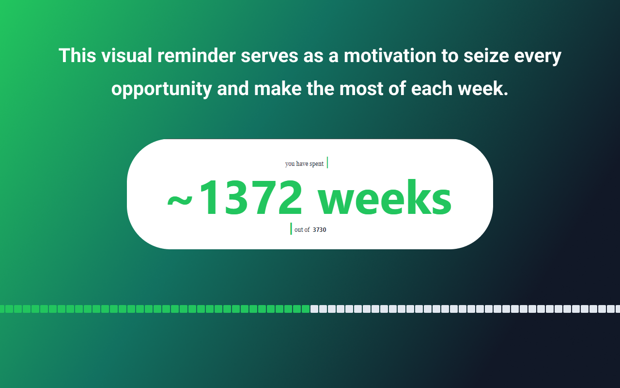 Weeks in a life截图2