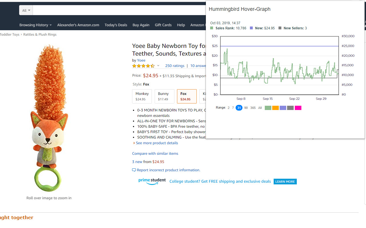 Hummingbird Hover-Graph截图1